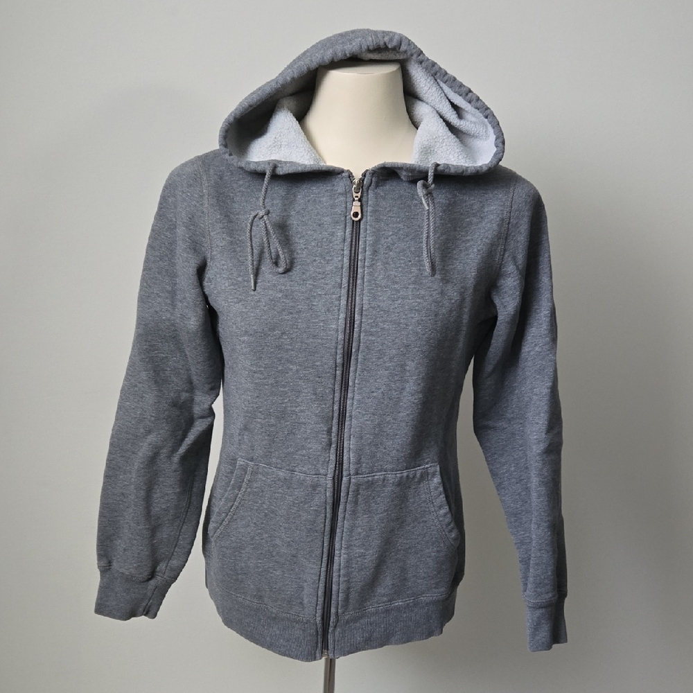 4/$20 ❤️ Women’s Gray Hooded Zip Up Hoodie (S)